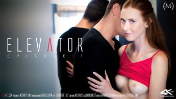 Adorable Linda Sweet in Elevator by SexArt